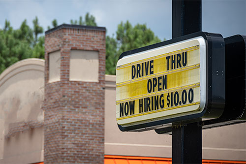 Fast food struggles to hire as demand soars, U.S. economy roars